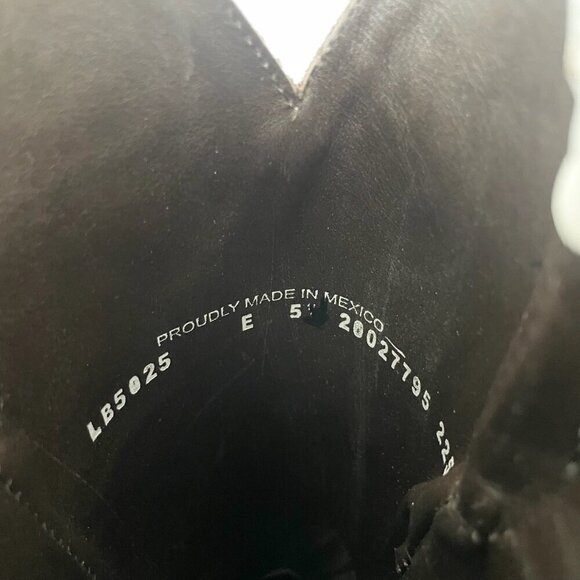 Lane MEGAN MORONEY Smokeshow Womens Cowboy Boots 5 White Western Cowgirl Tall - Picture 9 of 11